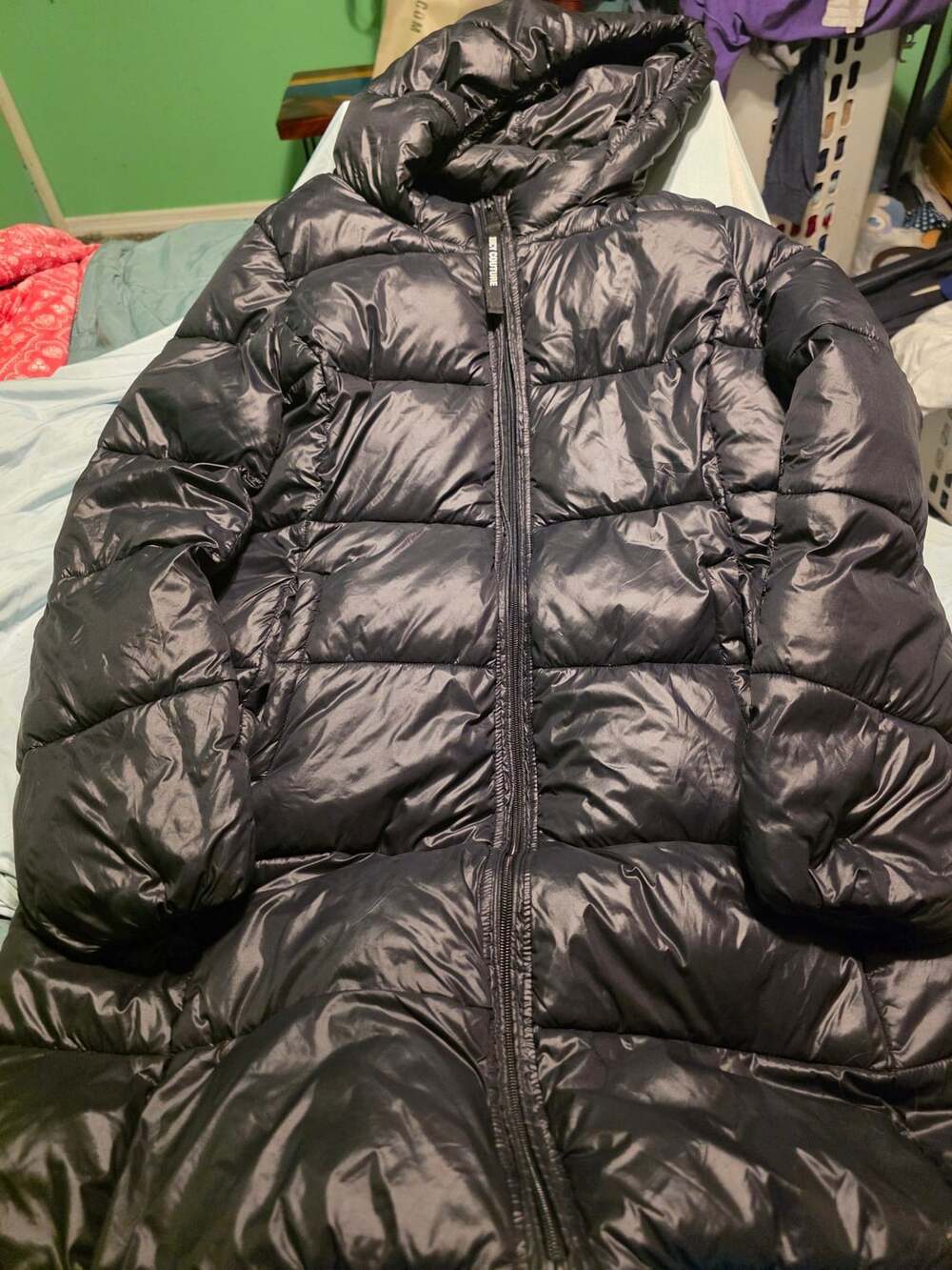 Juicy Couture Puffer Jacket Size L Black